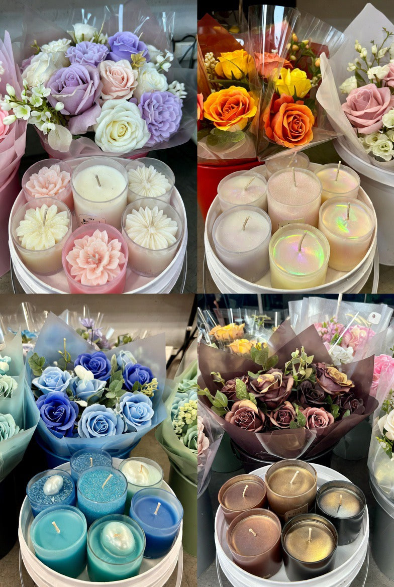 Dollar bucket candles